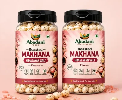Abadani Foods Roasted Makhana – Himalayan Salt Flavour (77g)