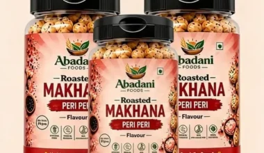Abadani Foods Roasted Makhana – Peri Peri Flavour (77g)