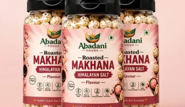 Abadani Foods Roasted Makhana Himalayan Salt Flavour – Pack of 3 (77g Each)
