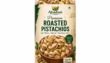 Abadani Foods Premium Roasted Pistachios – 270g