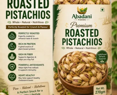 Abadani Foods Premium Roasted Pistachios – 270g