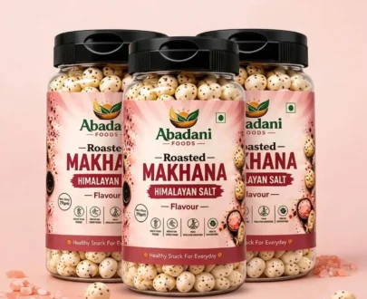 Abadani Foods Roasted Makhana – Himalayan Salt Flavour (77g)